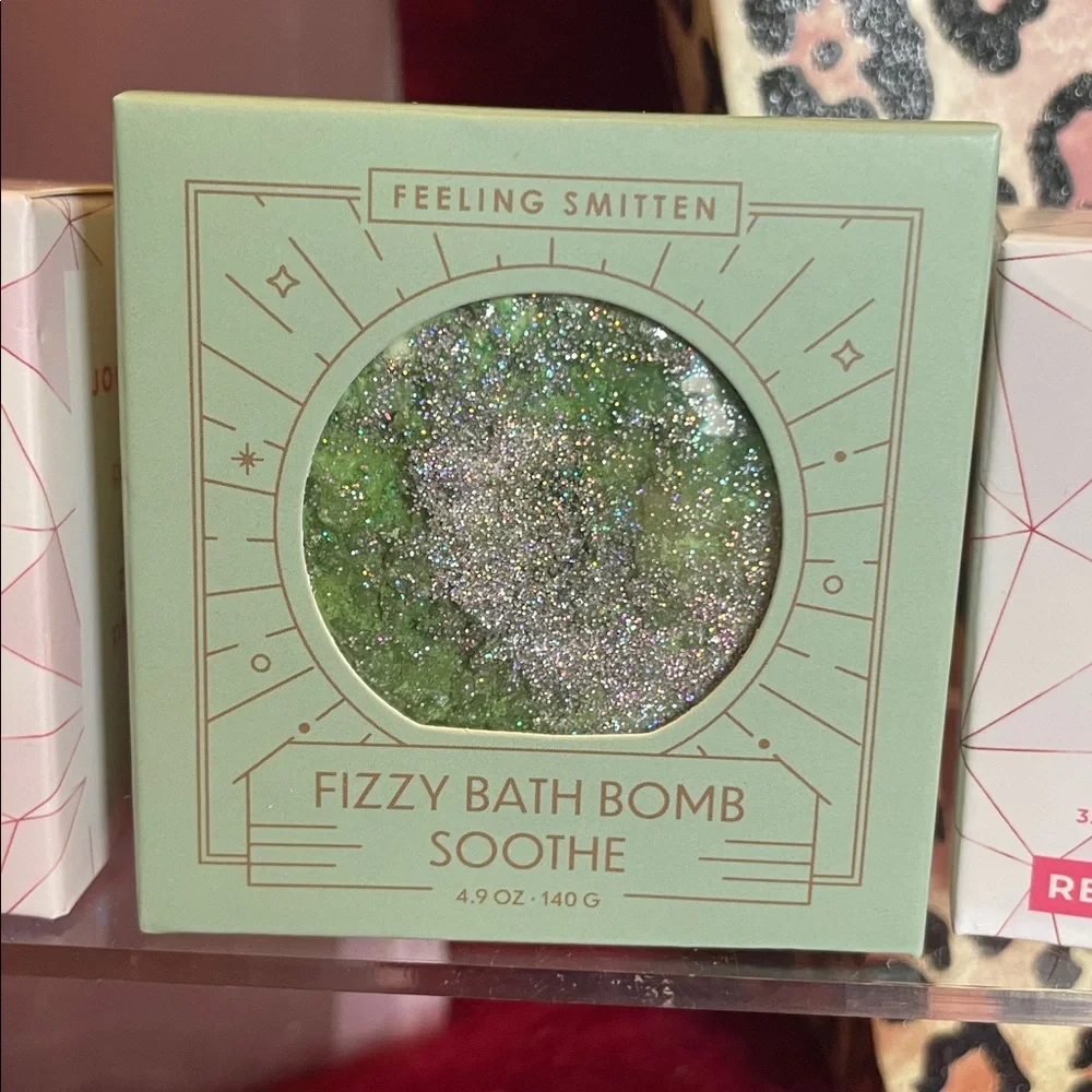 JOON X MOON REVITALIZE & SOOTHING GEODE BATH BOMBS LOT OF 3 PINK & GREEN